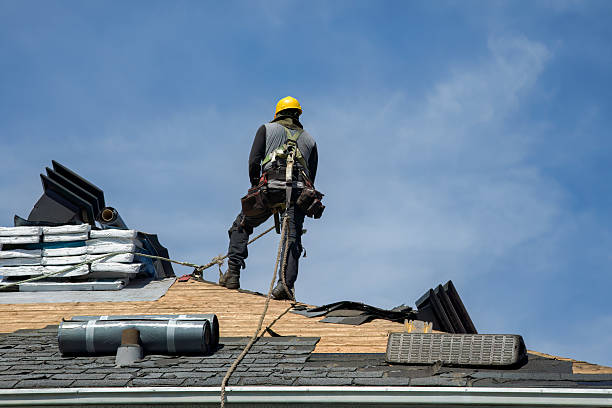Professional Storm Damage Roof Repair technician working in Forked River, NJ